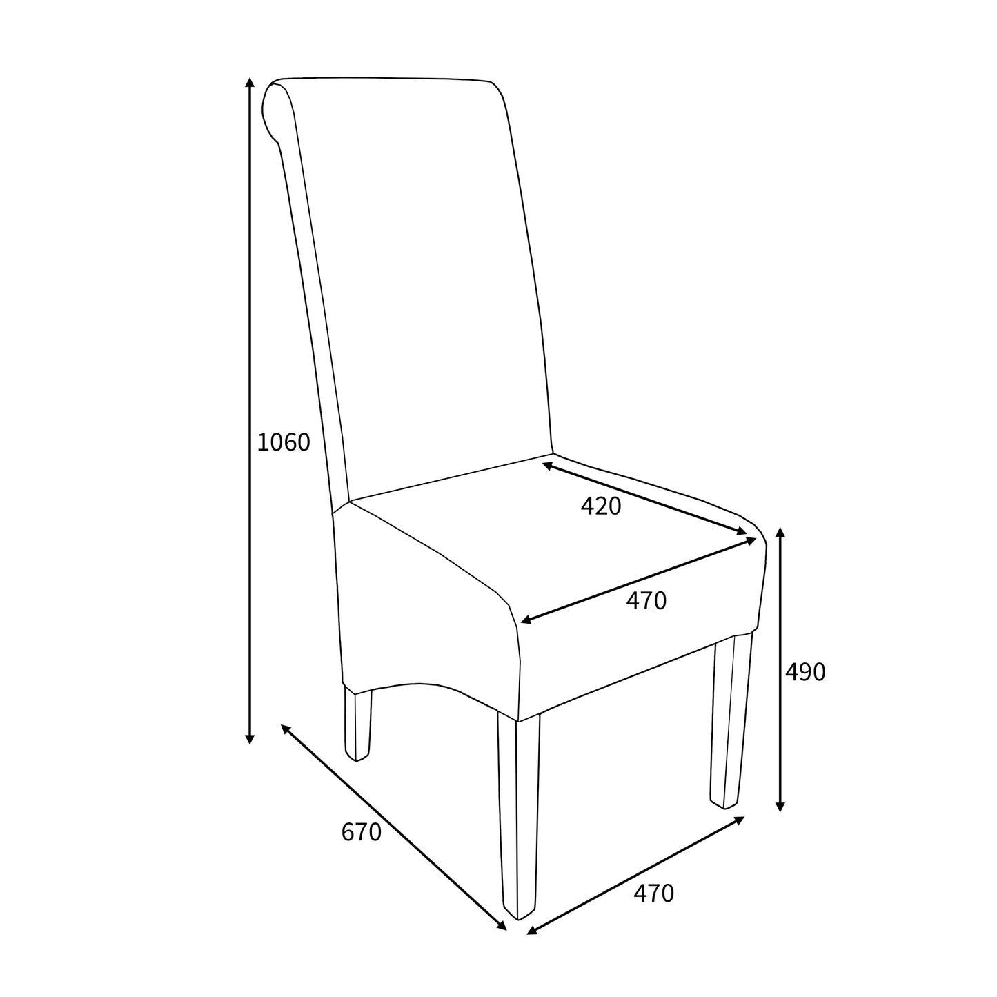 Kricia Dining Chair Check