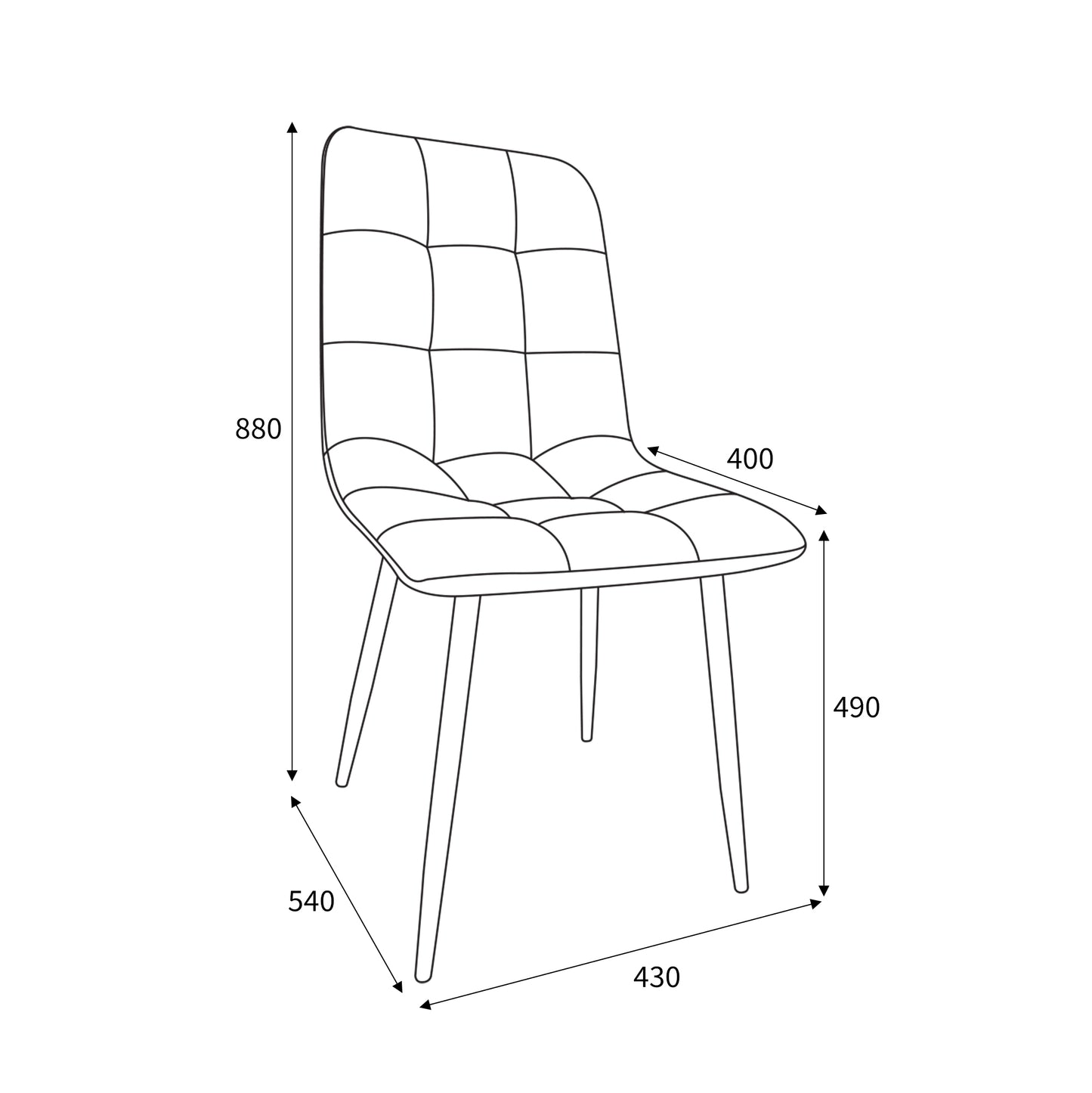 Madison Brushed Velvet Blue