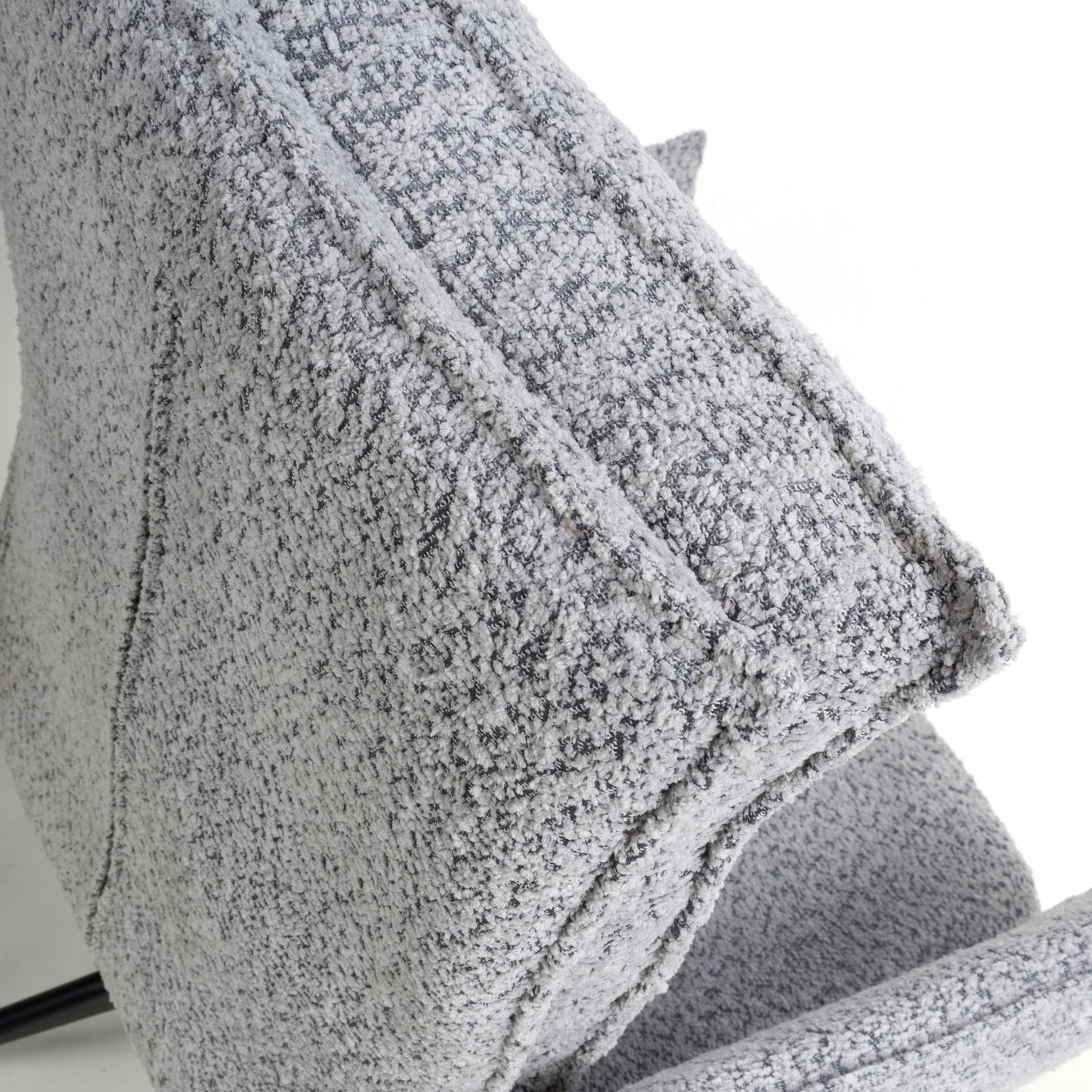 Brunswick Textured Chenille Grey Swivel