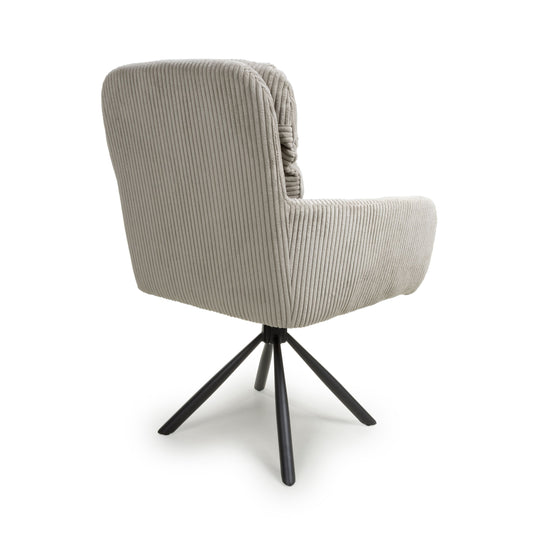 Cassidy Corduroy Mink Swivel