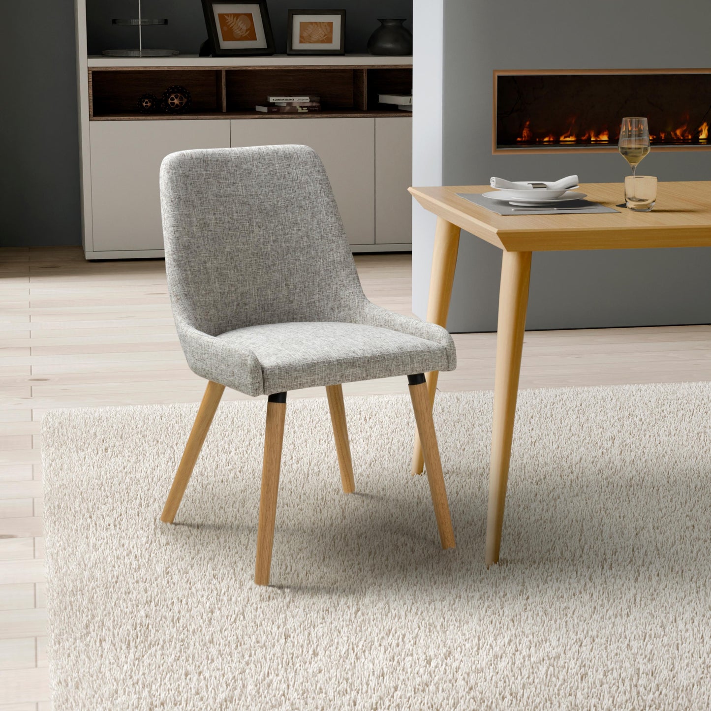 Capri Flax Weave Grey