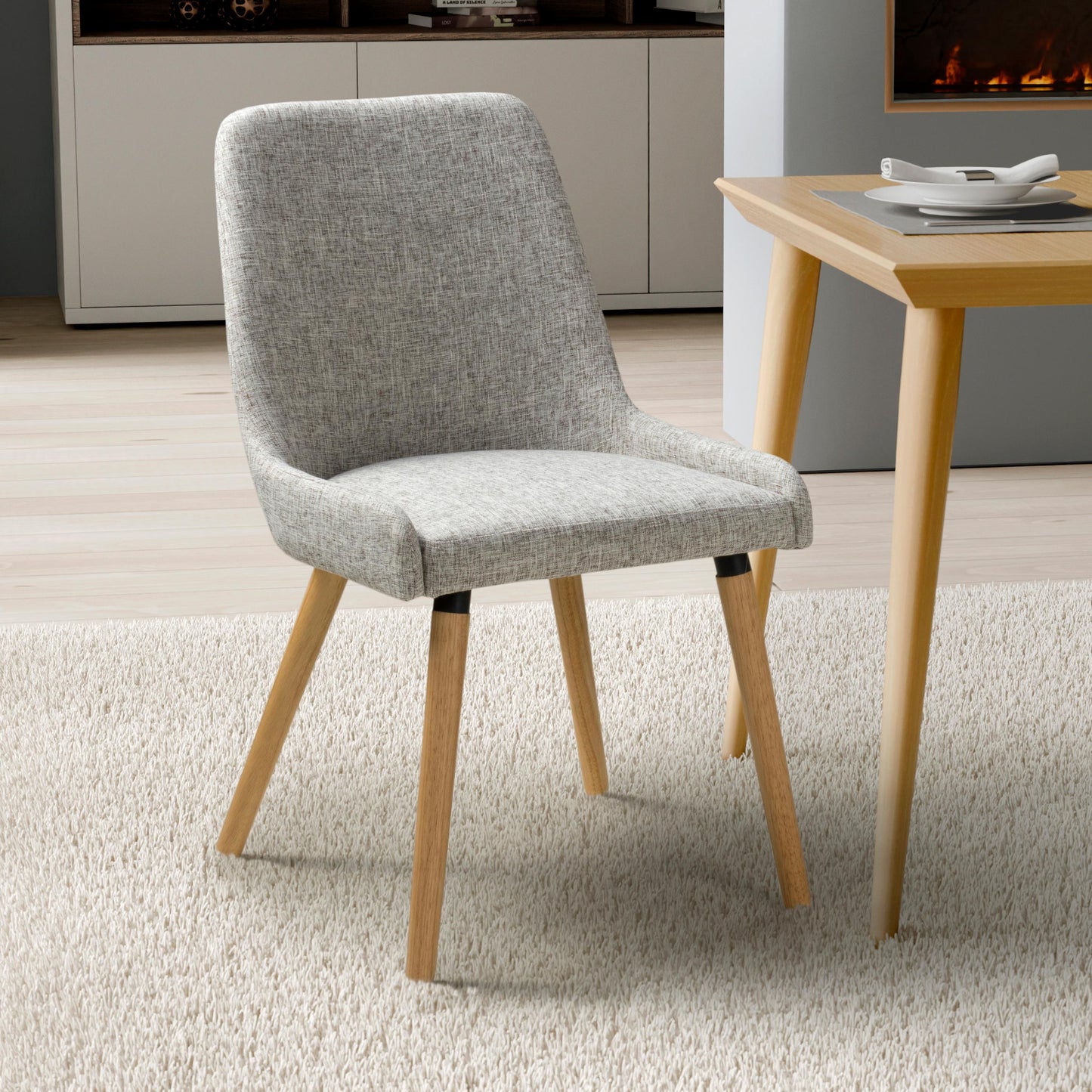 Capri Flax Weave Grey