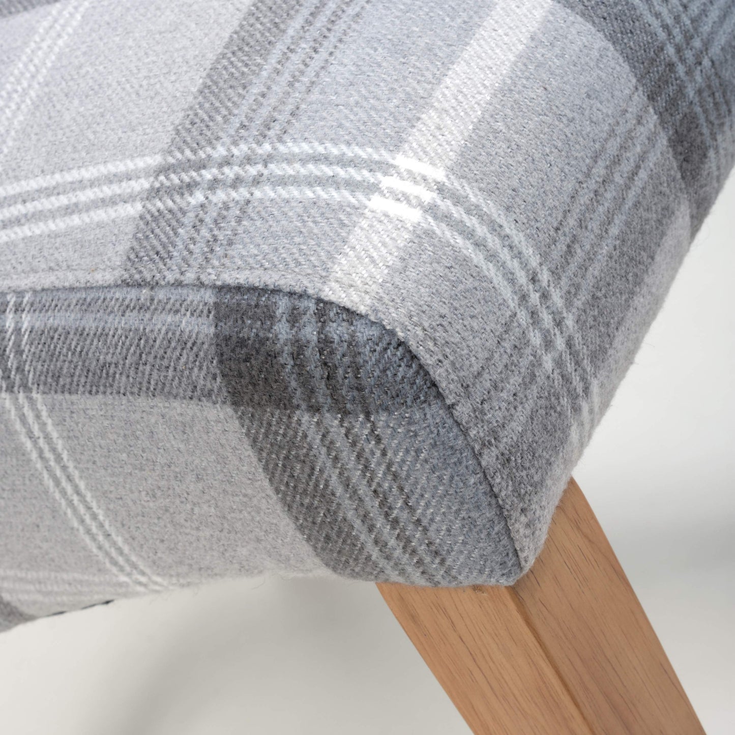 Jakarta Scroll Back Grey Check