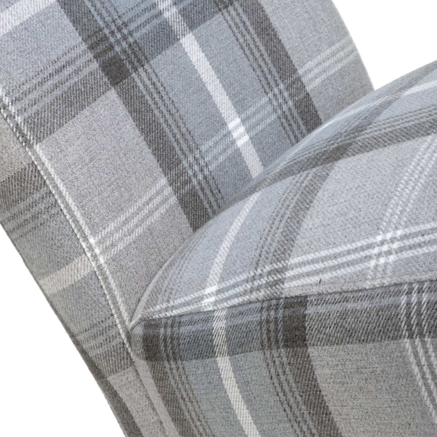 Jakarta Scroll Back Grey Check