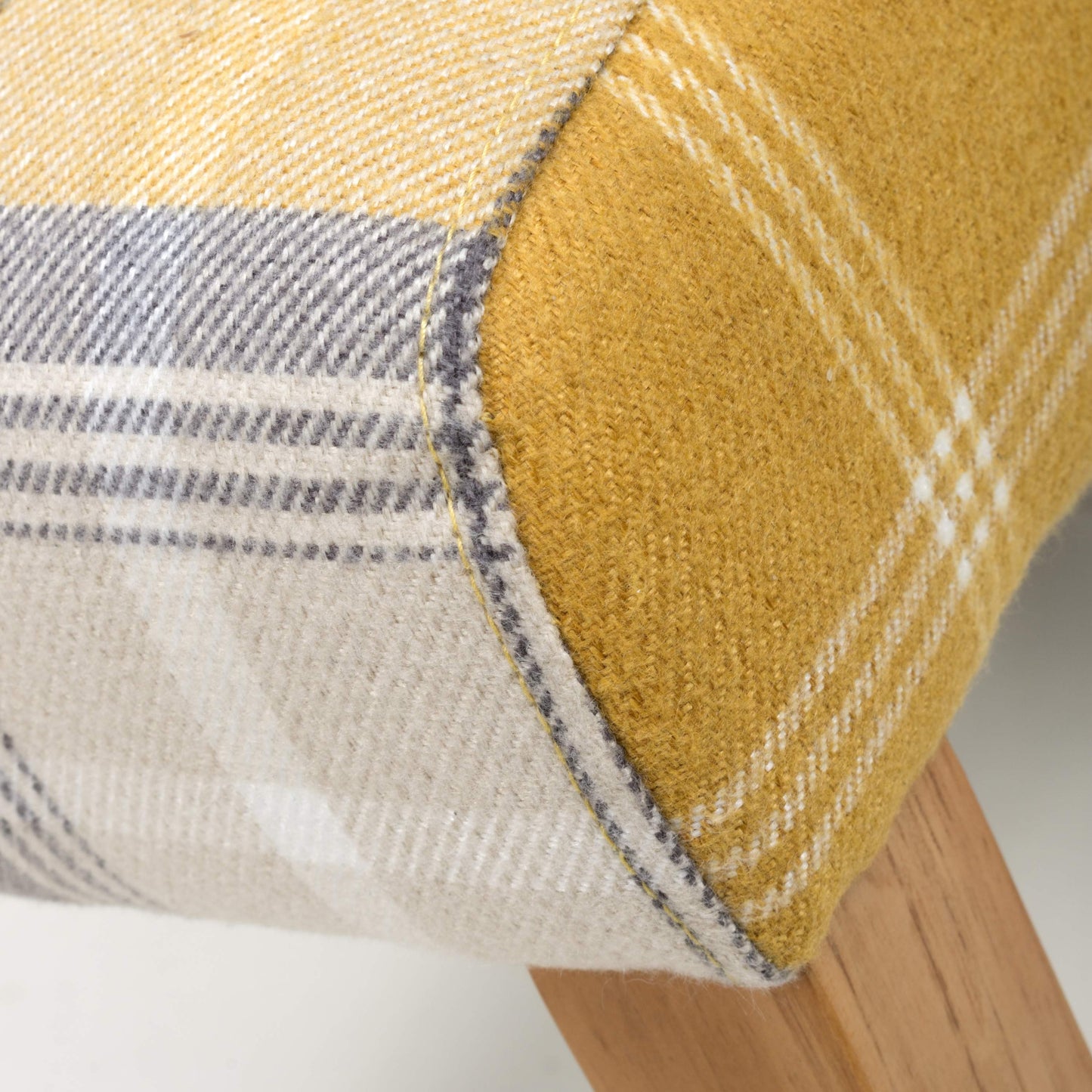 Jakarta Scroll Back Yellow Check