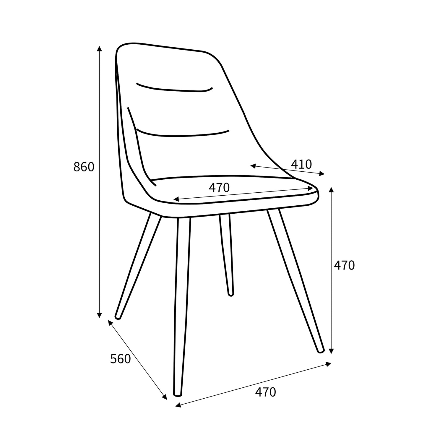 Panama Linen Effect Burnt Orange