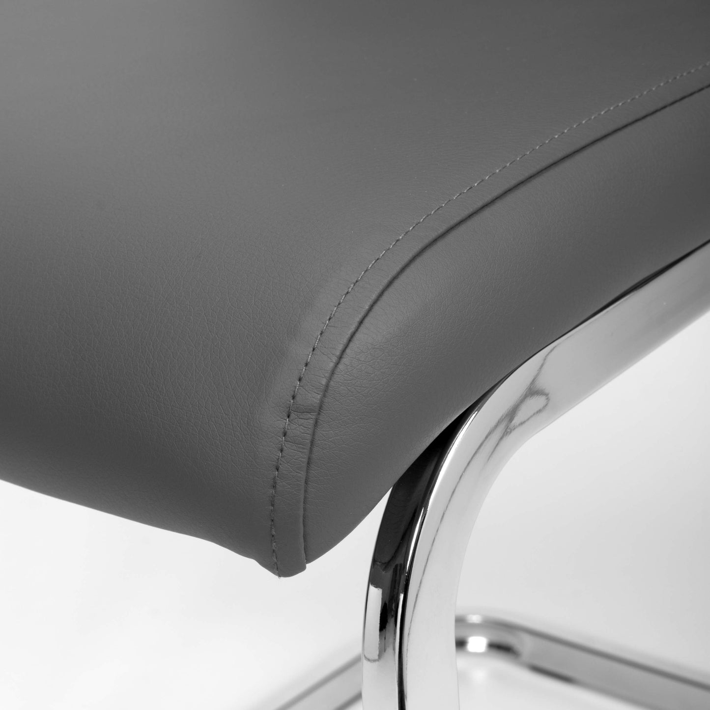 Toledo Grey Leather Effect