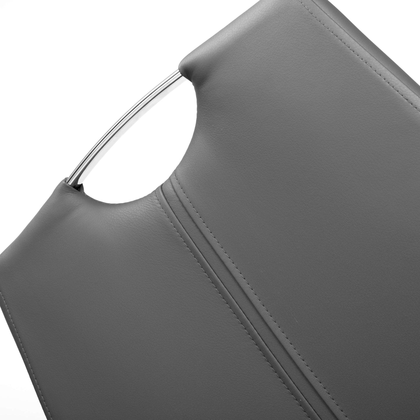 Toledo Grey Leather Effect