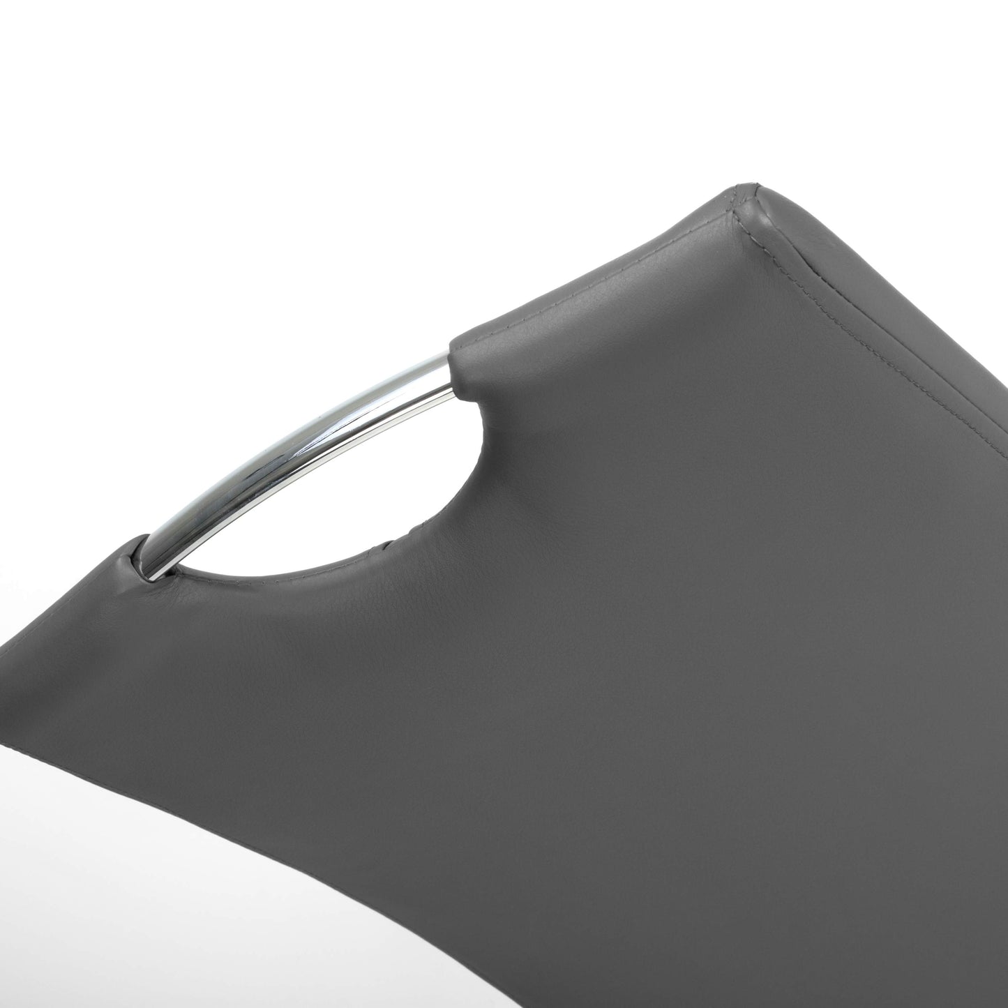 Toledo Grey Leather Effect