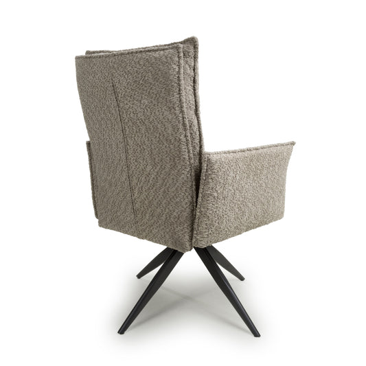 Brunswick Textured Chenille Mink Swivel