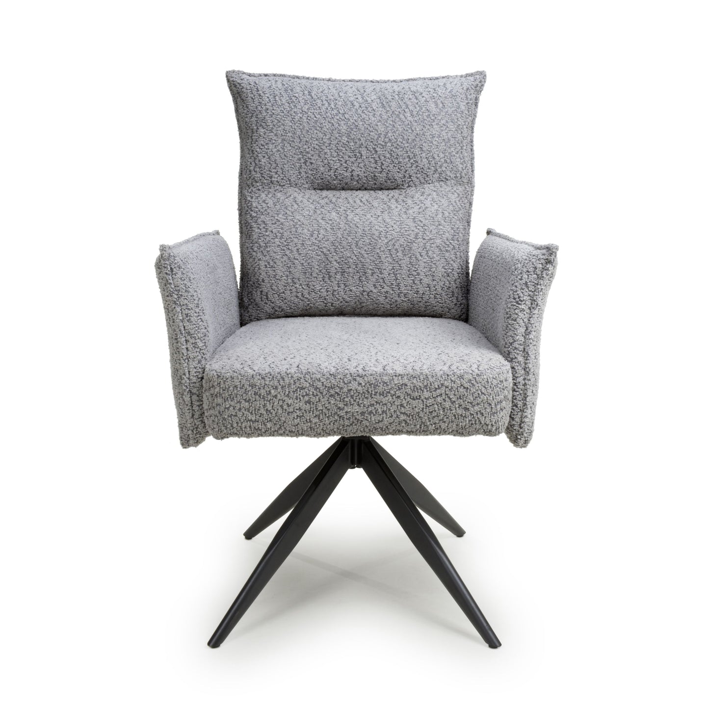 Brunswick Textured Chenille Grey Swivel