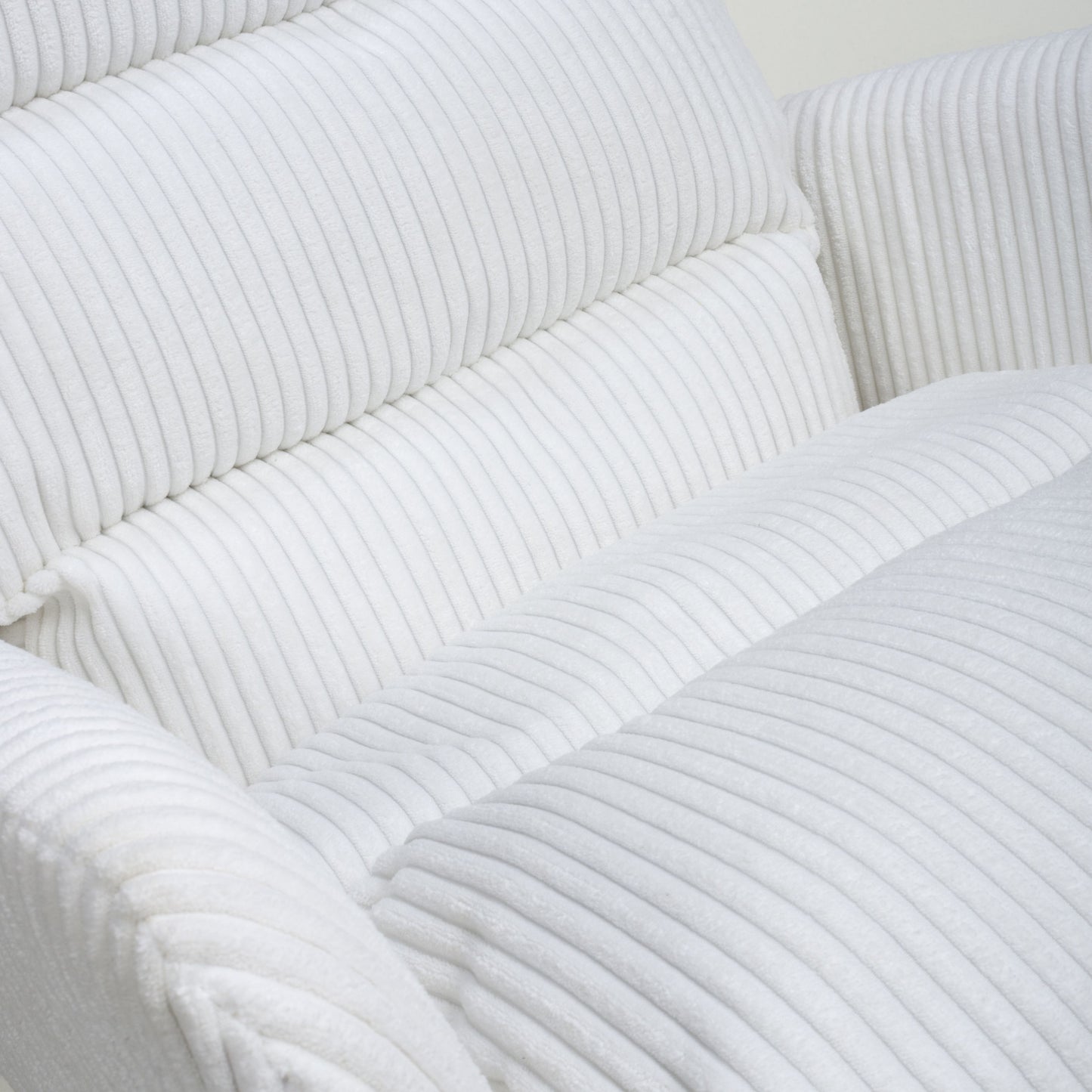 Cassidy Corduroy White Swivel