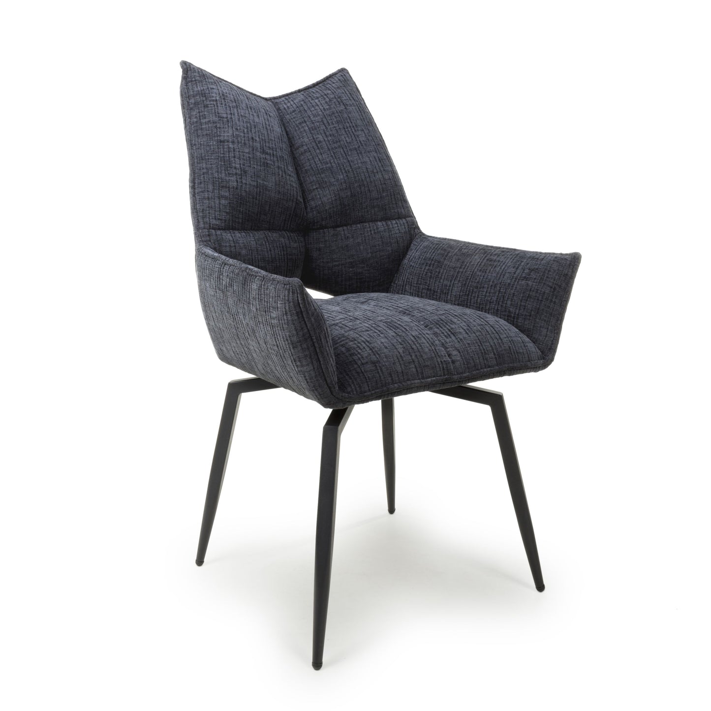 Dakar Textured Charcoal Swivel