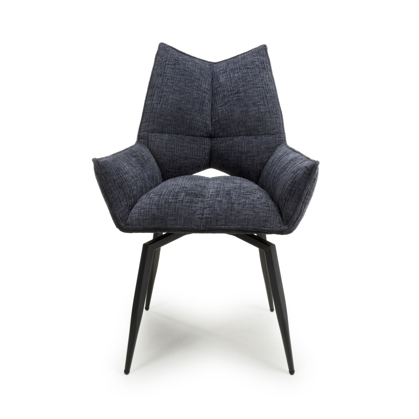 Dakar Textured Charcoal Swivel