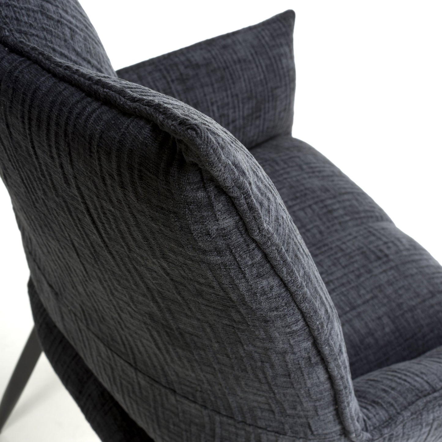 Dakar Textured Charcoal Swivel