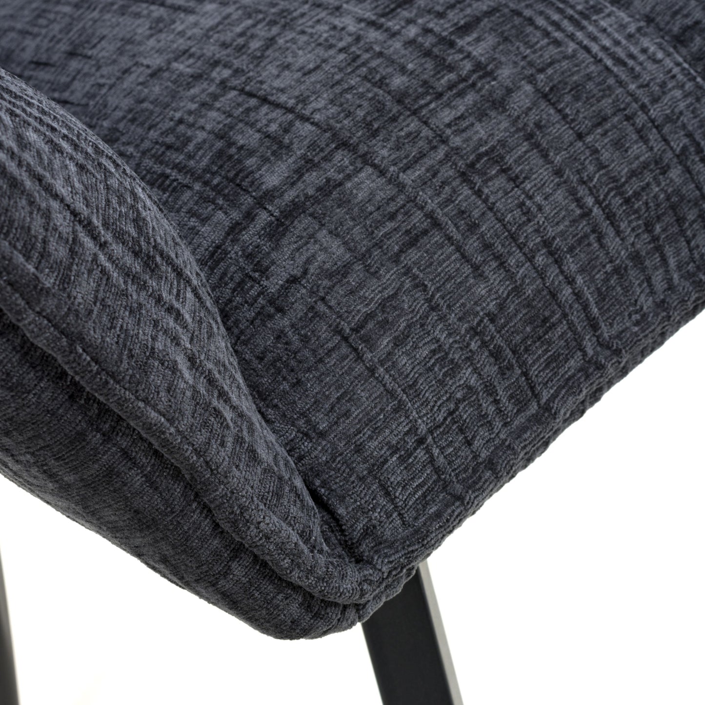 Dakar Textured Charcoal Swivel