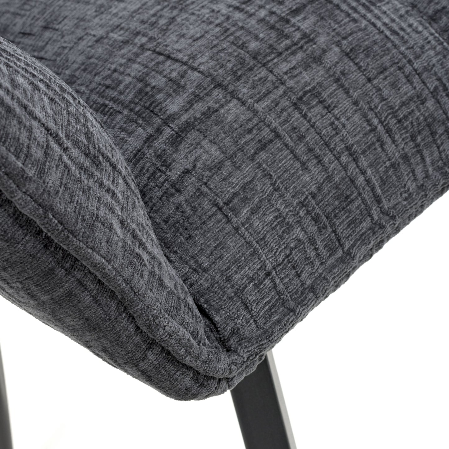 Dakar Textured Dark Grey Swivel