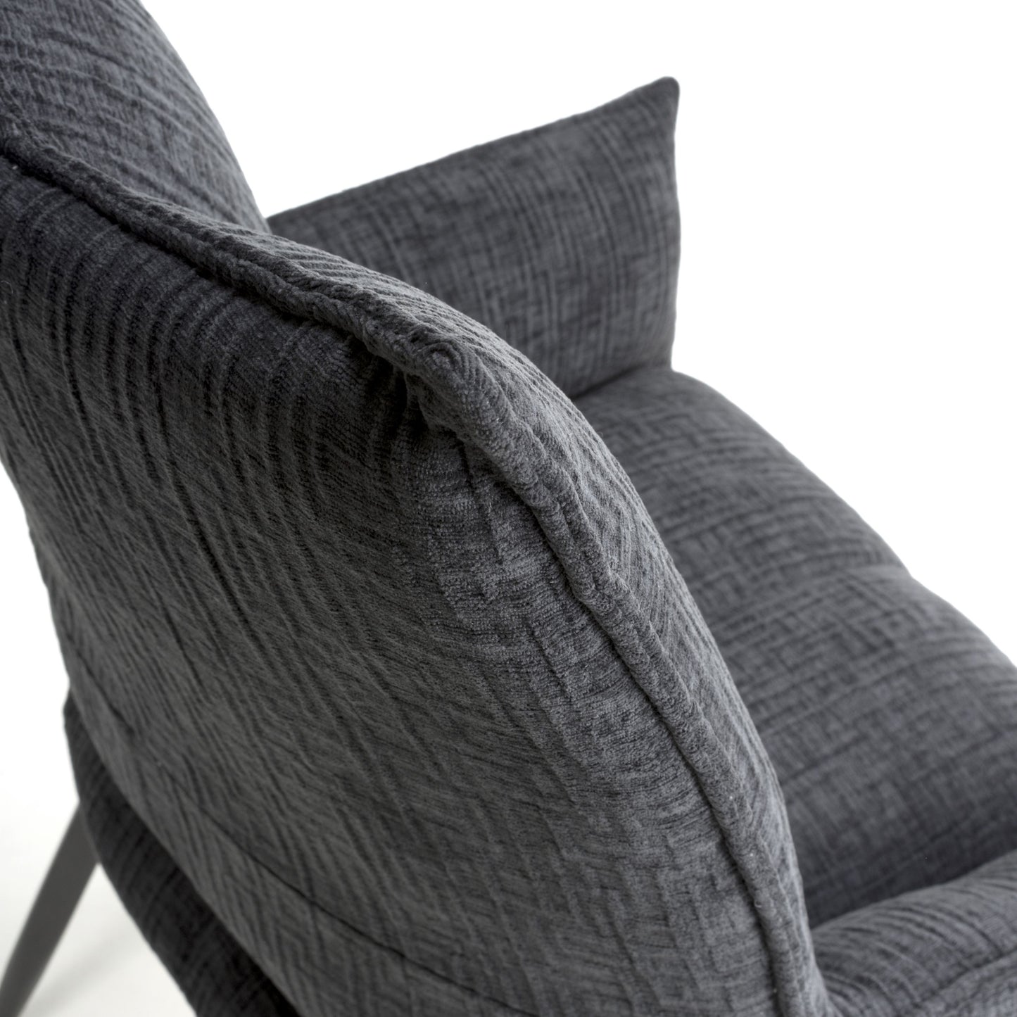 Dakar Textured Dark Grey Swivel