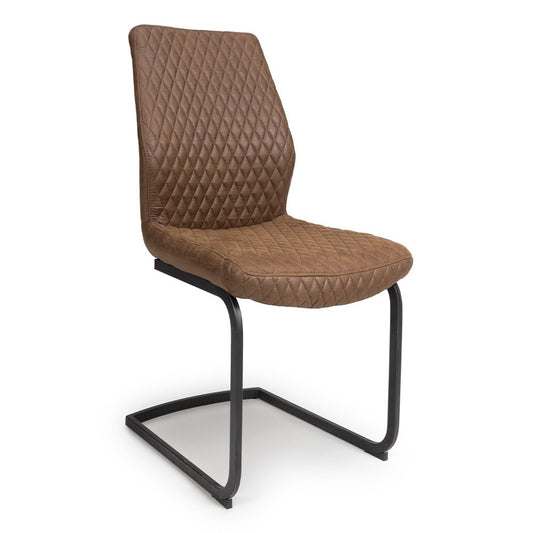 Charlie Cantilever Chair Brown