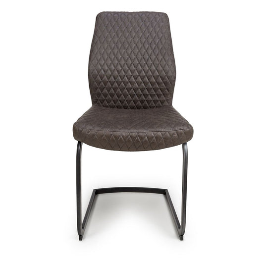 Charlie Cantilever Chair Grey