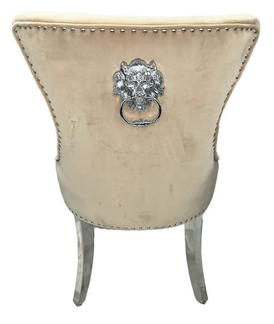Chelsea Lions Head Ring Back Cream