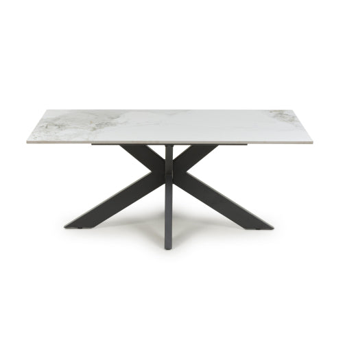 Tokyo 1.6 Metre Ceramic White Dining Table